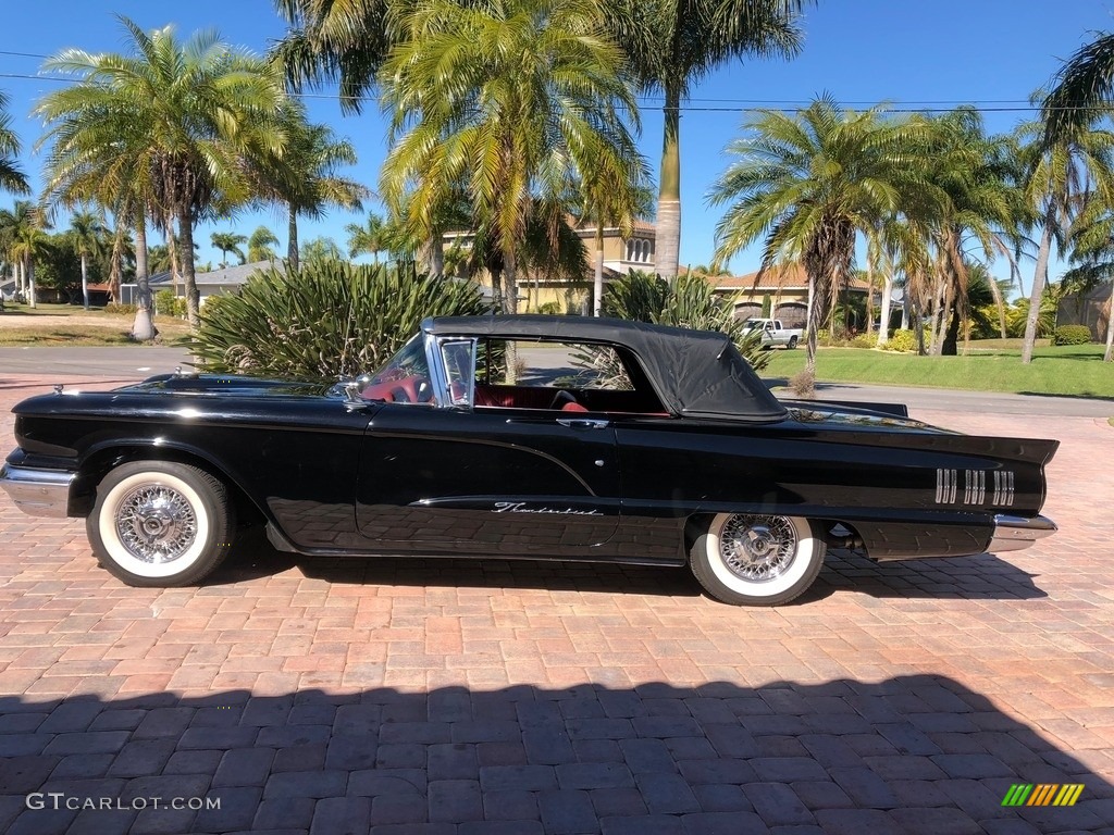 Raven Black 1960 Ford Thunderbird Convertible Exterior Photo #138740298