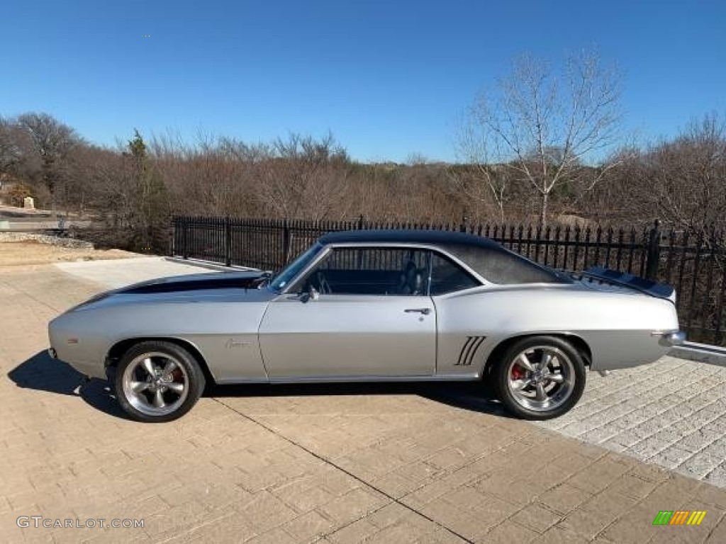 1969 Camaro Z28 Coupe - Silver Metallic / Black photo #5