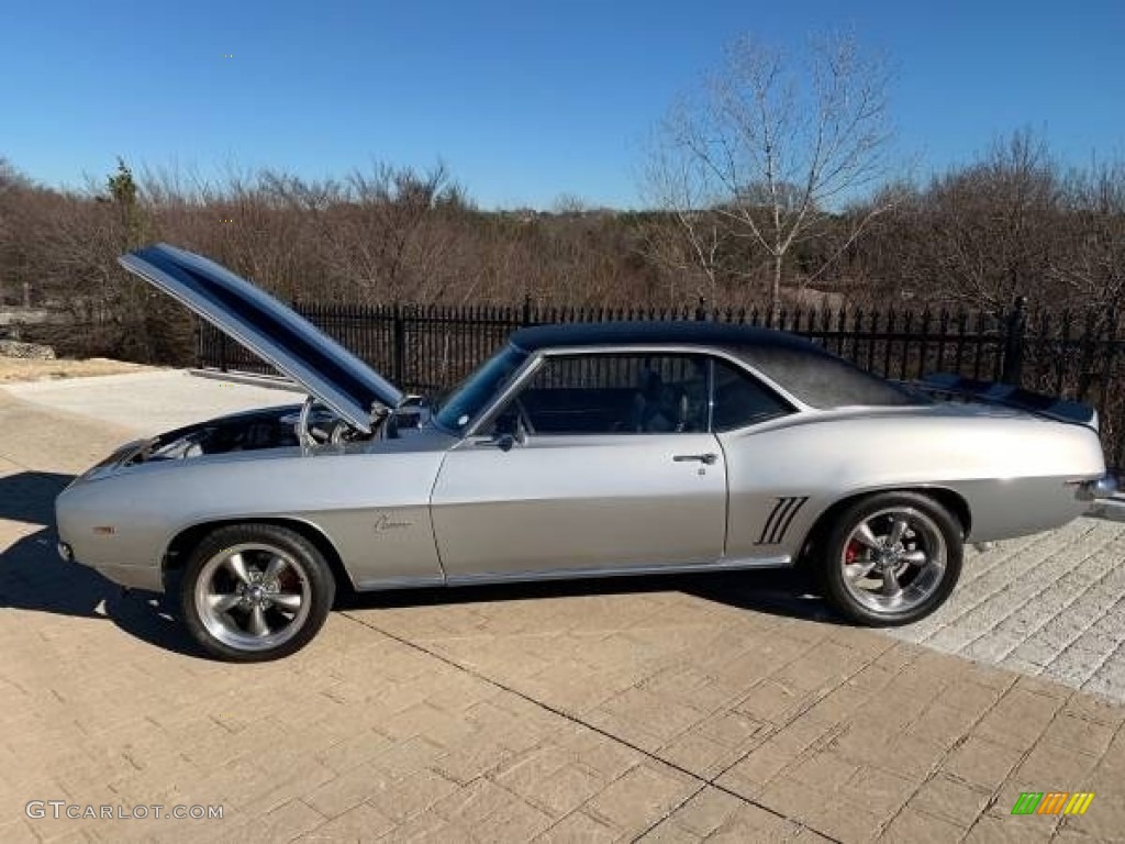1969 Camaro Z28 Coupe - Silver Metallic / Black photo #6