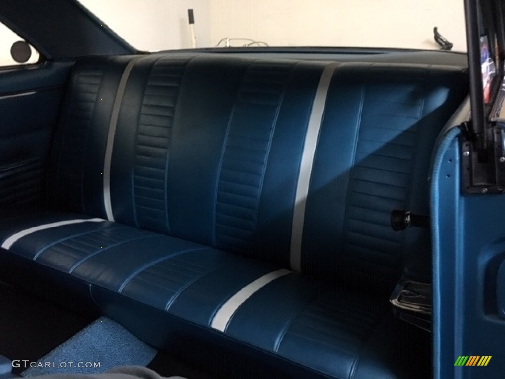 Bright Blue Interior 1967 Chevrolet Chevy II Nova Super Sport Coupe Photo #138740571