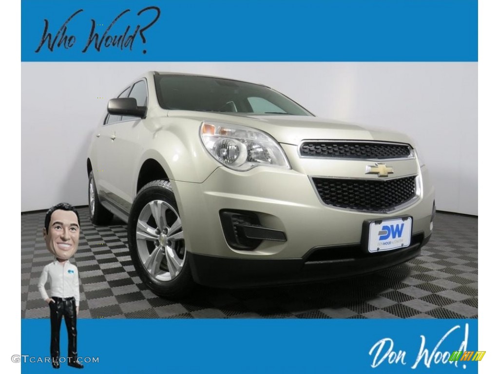 2015 Equinox LS AWD - Champagne Silver Metallic / Light Titanium/Jet Black photo #1
