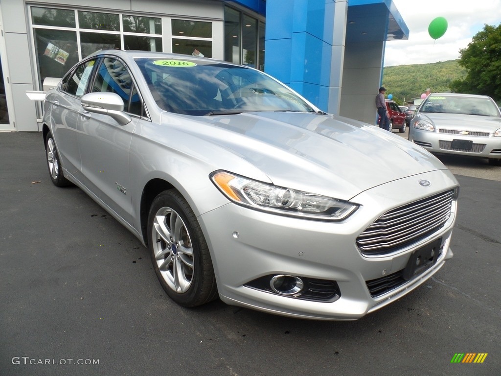 Ingot Silver Metallic 2016 Ford Fusion Energi Titanium Exterior Photo #138742356