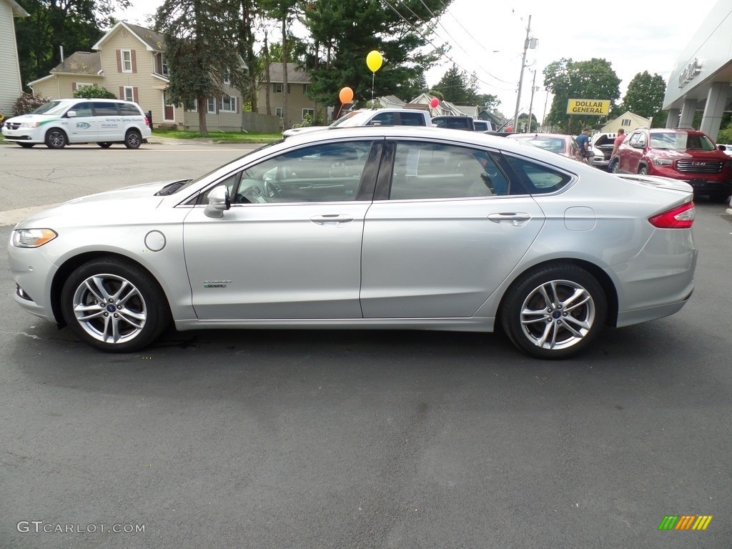 2016 Fusion Energi Titanium - Ingot Silver Metallic / Charcoal Black photo #10