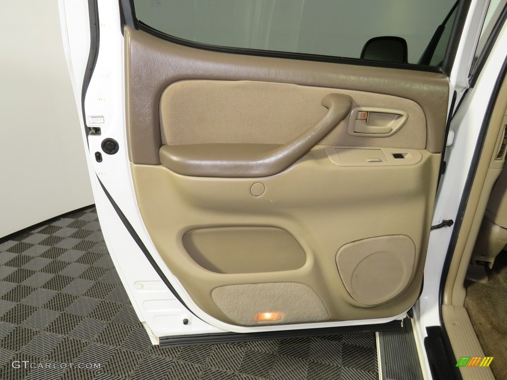 2004 Tundra SR5 Double Cab 4x4 - Natural White / Oak photo #19