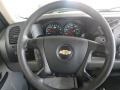 Dark Titanium 2013 Chevrolet Silverado 1500 Work Truck Crew Cab 4x4 Steering Wheel