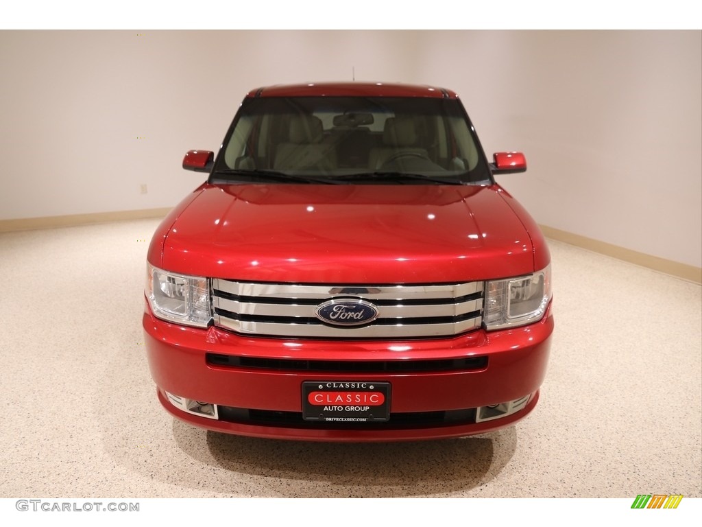 2010 Flex SEL AWD - Red Candy Metallic / Charcoal Black photo #2