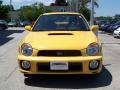 2003 Sonic Yellow Subaru Impreza WRX Sedan  photo #2