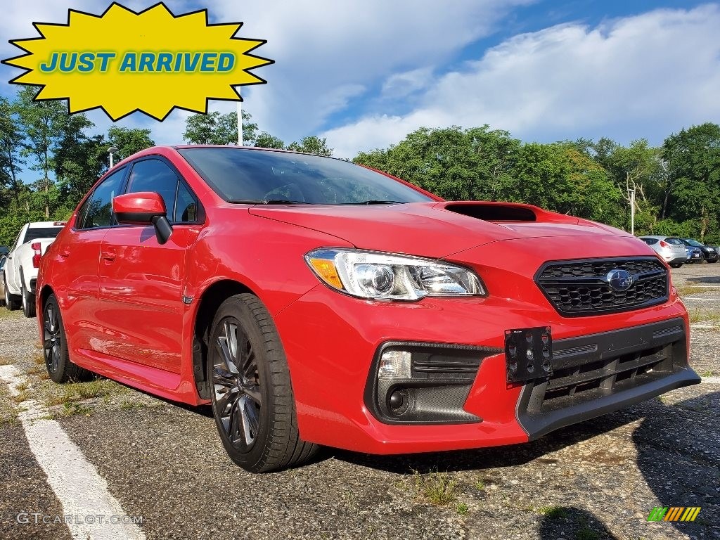 2018 WRX  - Pure Red / Carbon Black photo #1