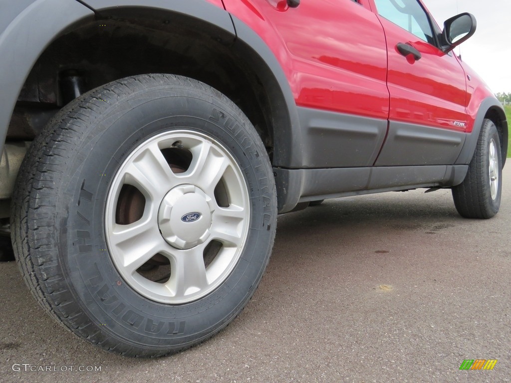 2002 Escape XLT V6 4WD - Bright Red / Medium Graphite photo #11