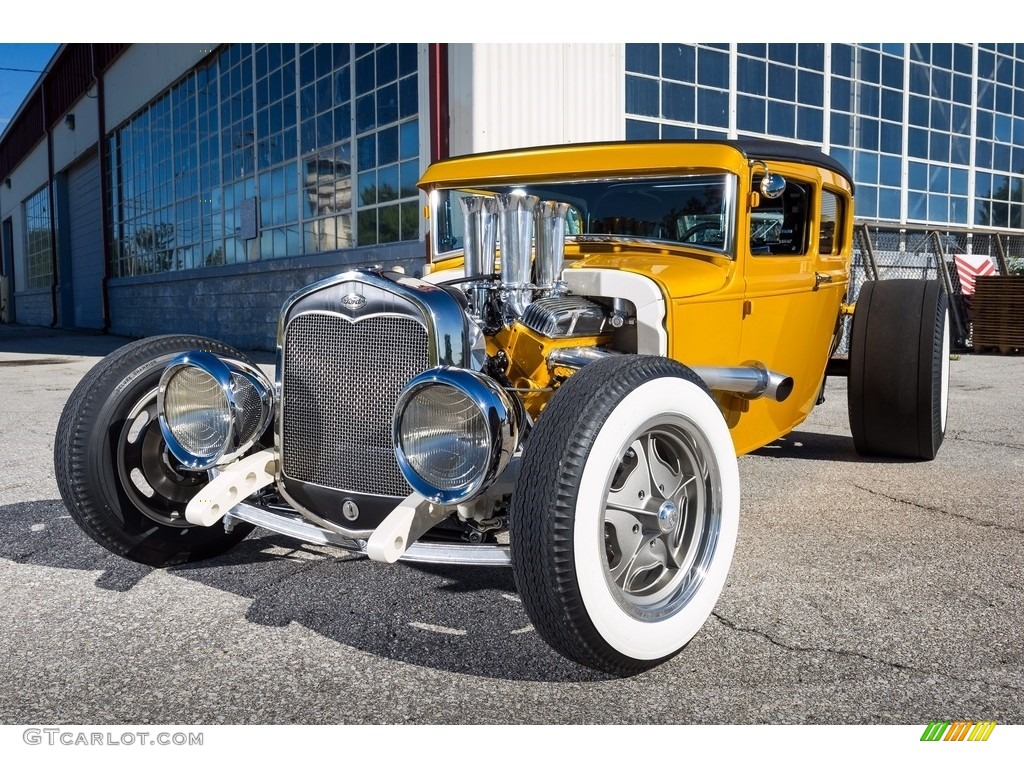 Solar Gold 1931 Ford Model A Custom Hot Rod Exterior Photo #138745230