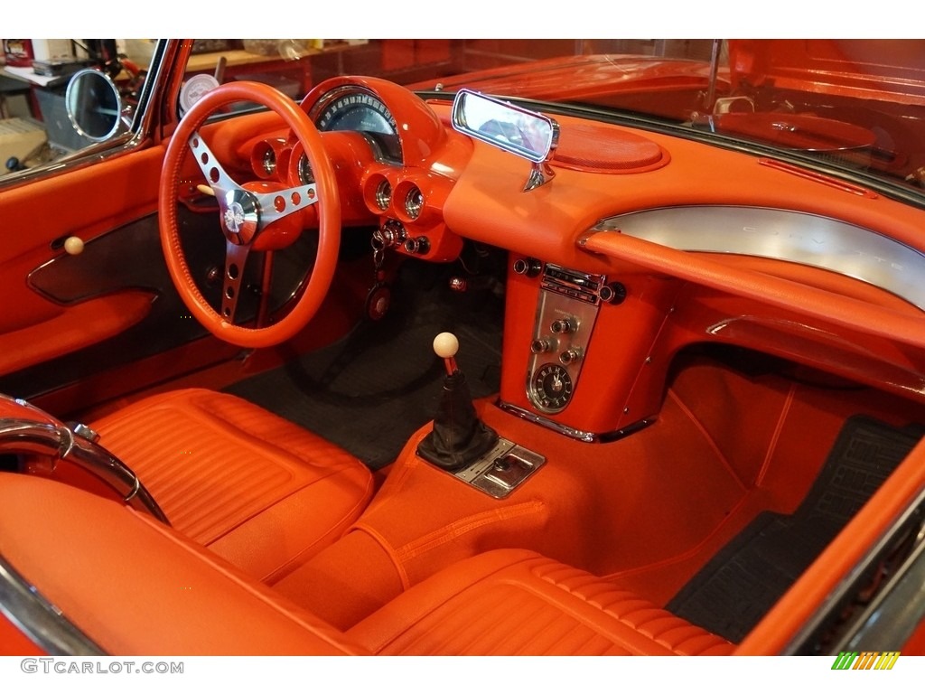 1958 Corvette Convertible - Red / Red photo #8
