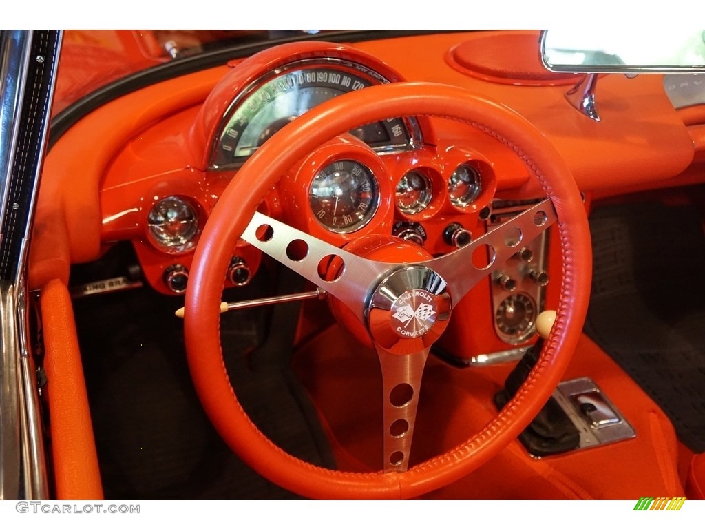 1958 Corvette Convertible - Red / Red photo #9