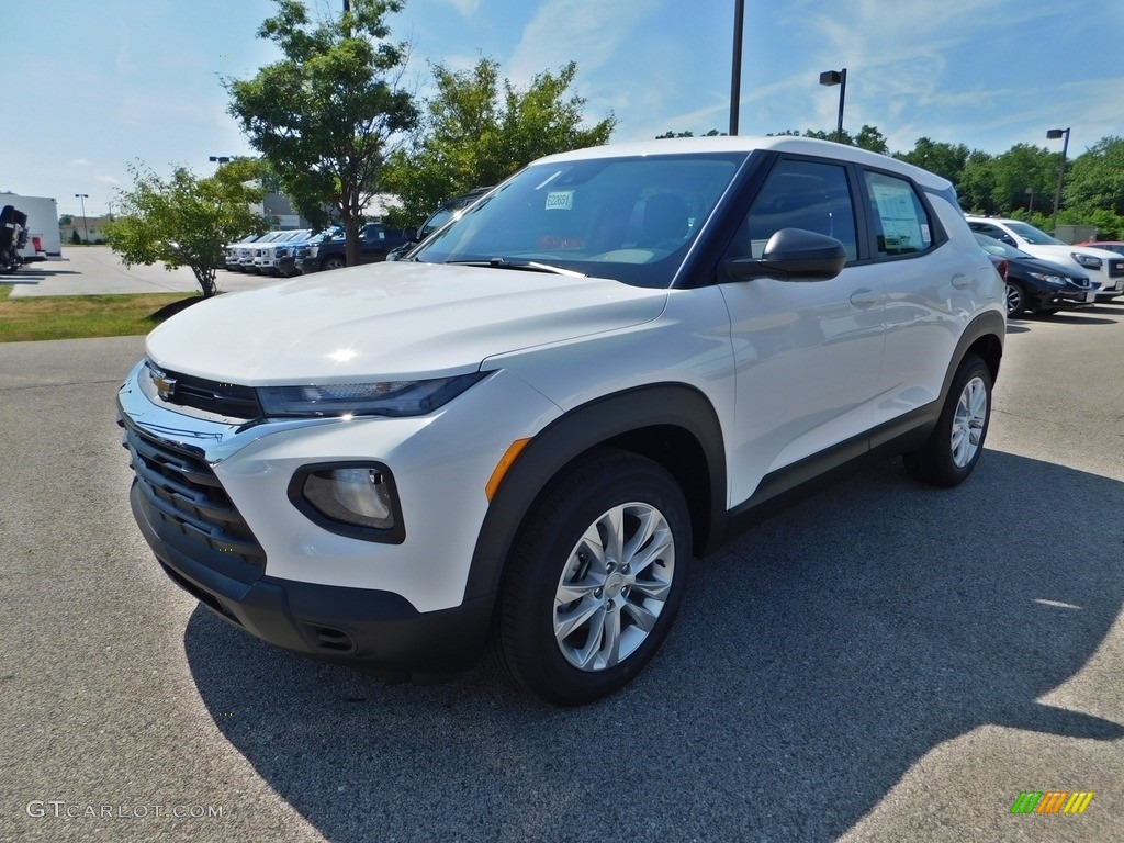 Summit White 2021 Chevrolet TrailBlazer LS AWD Exterior Photo #138746457