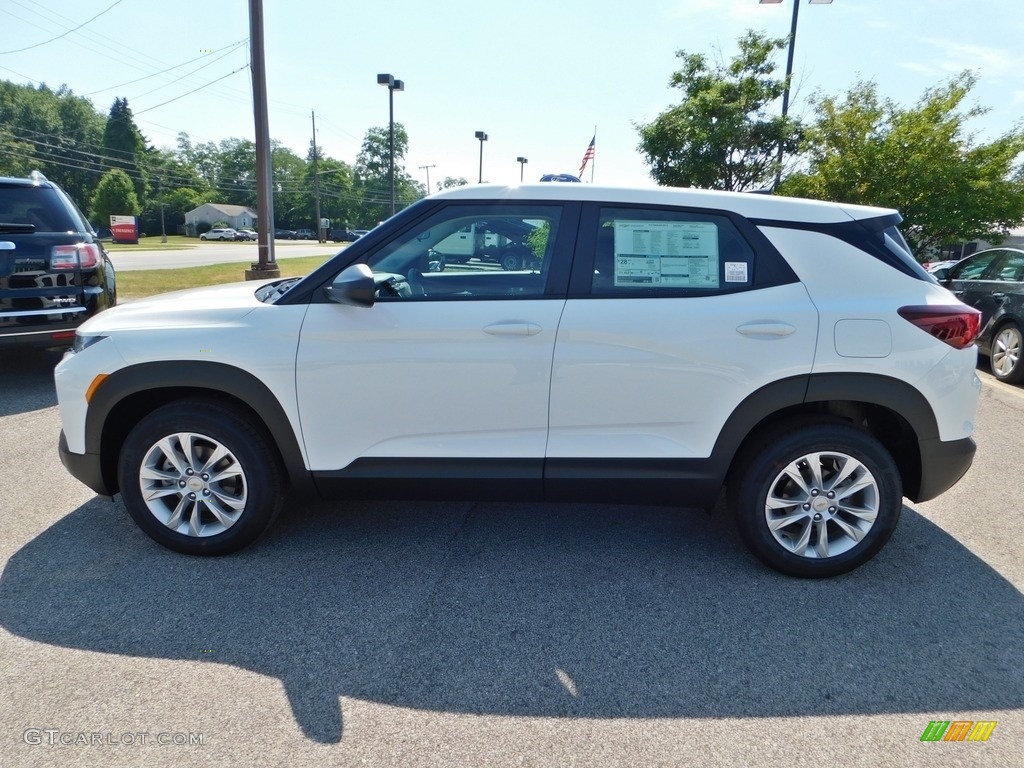 Summit White 2021 Chevrolet TrailBlazer LS AWD Exterior Photo #138746475