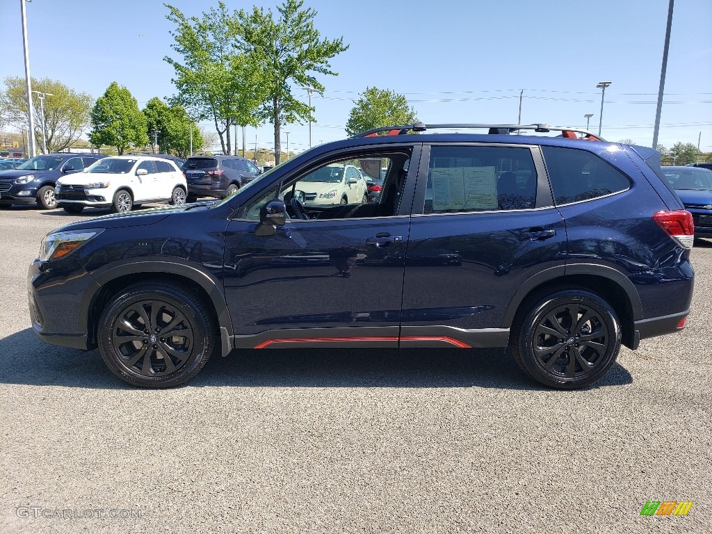 Dark Blue Pearl 2020 Subaru Forester 2.5i Sport Exterior Photo #138748548