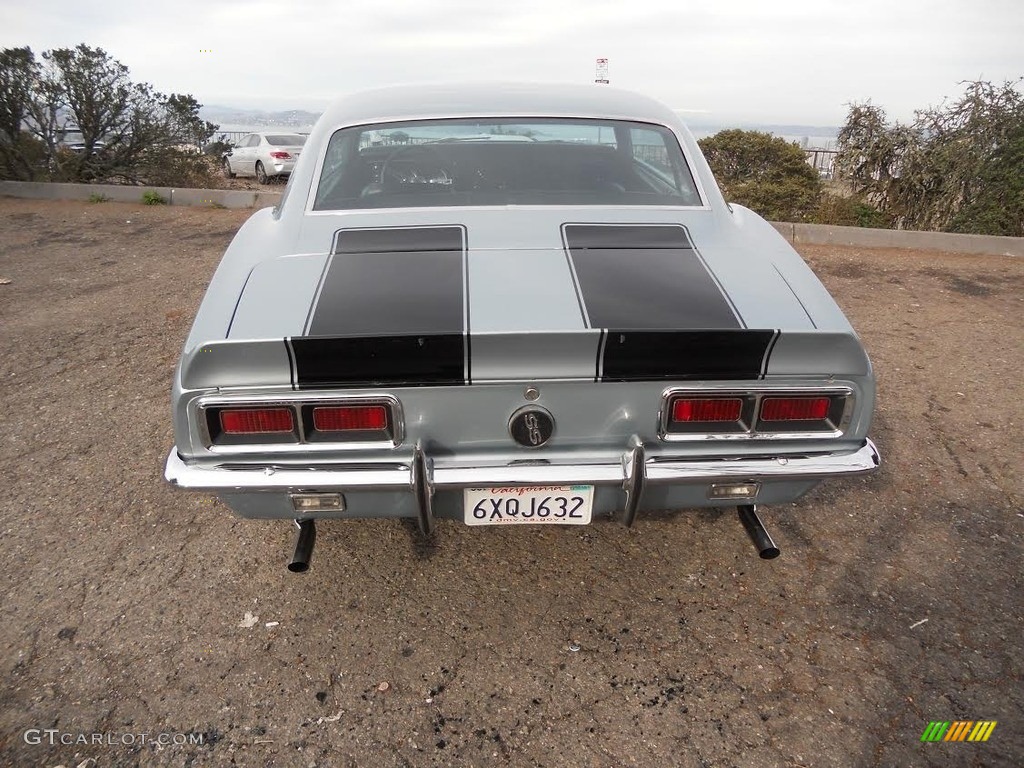 1968 Camaro RS/SS - Blade Silver Metallic / Black photo #3