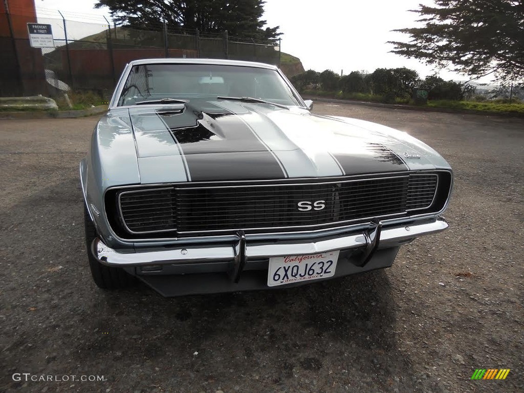1968 Camaro RS/SS - Blade Silver Metallic / Black photo #12