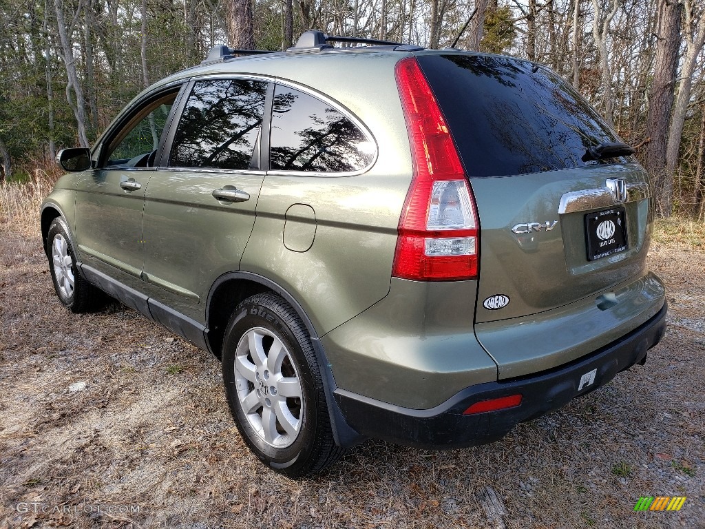 2009 CR-V EX-L 4WD - Green Tea Metallic / Ivory photo #3