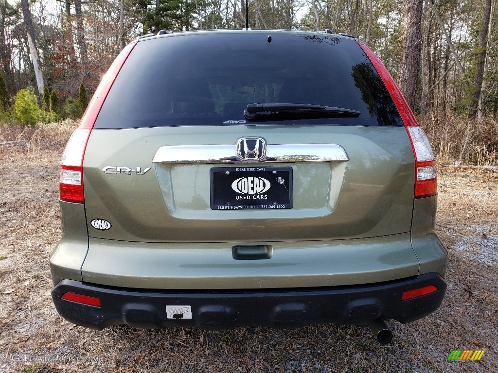 2009 CR-V EX-L 4WD - Green Tea Metallic / Ivory photo #4