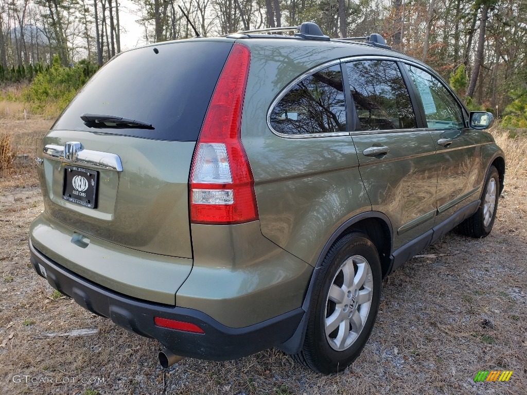 2009 CR-V EX-L 4WD - Green Tea Metallic / Ivory photo #5