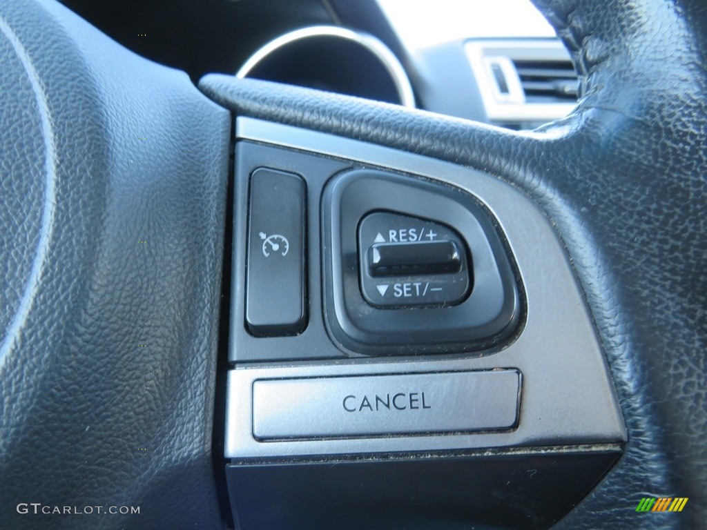 2015 Subaru Outback 2.5i Limited Slate Black Steering Wheel Photo #138751989