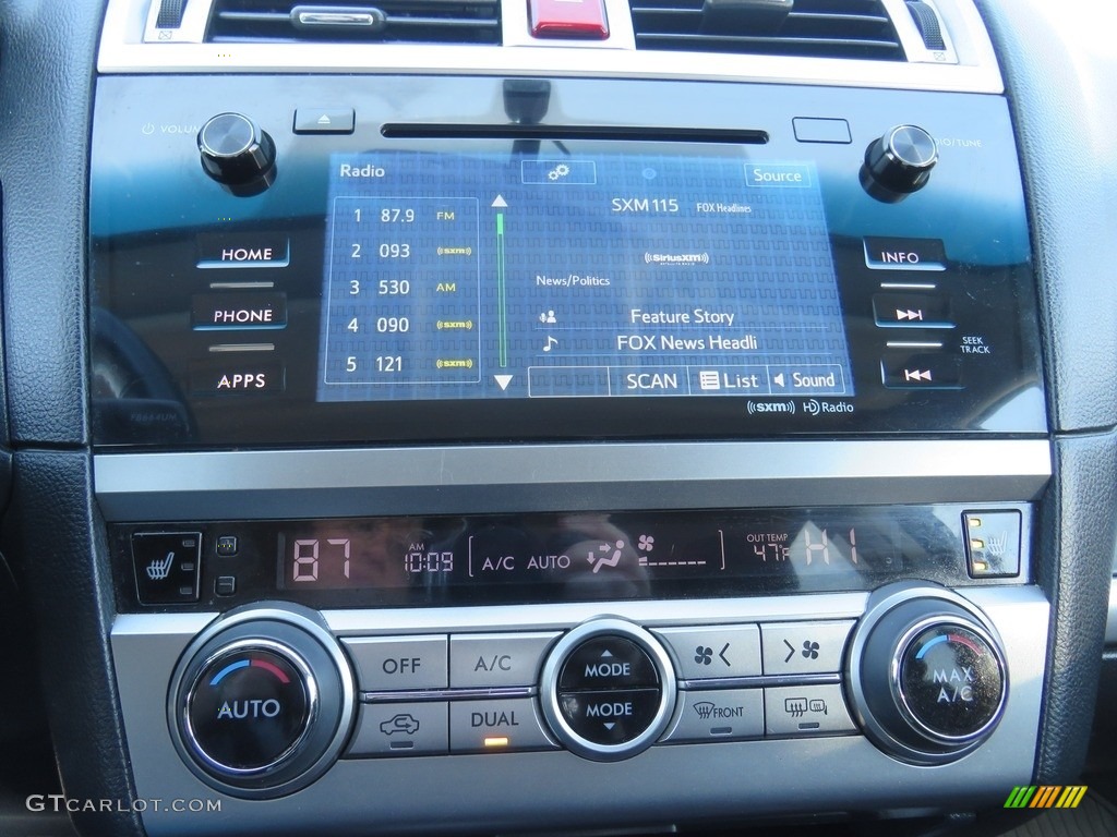 2015 Subaru Outback 2.5i Limited Controls Photo #138752025