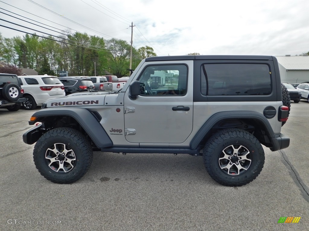 2020 Wrangler Rubicon 4x4 - Billet Silver Metallic / Black photo #6