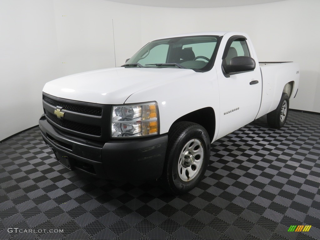 Summit White 2010 Chevrolet Silverado 1500 Regular Cab 4x4 Exterior Photo #138752740