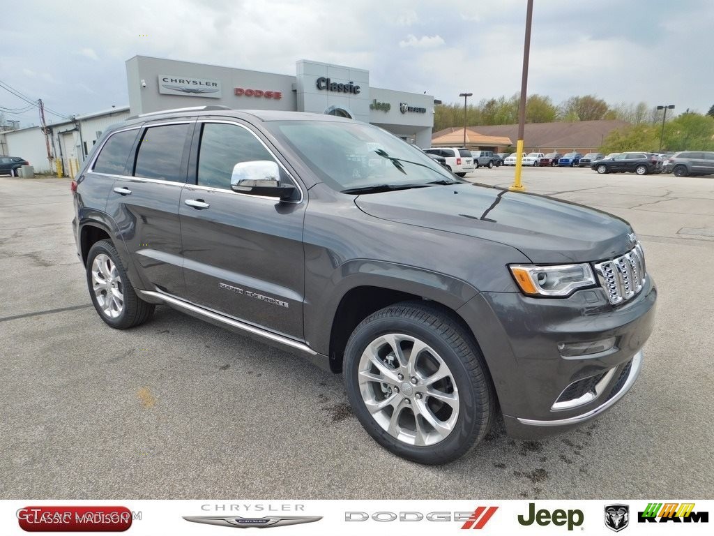 2020 Grand Cherokee Summit 4x4 - Granite Crystal Metallic / Dark Sienna Brown/Black photo #1