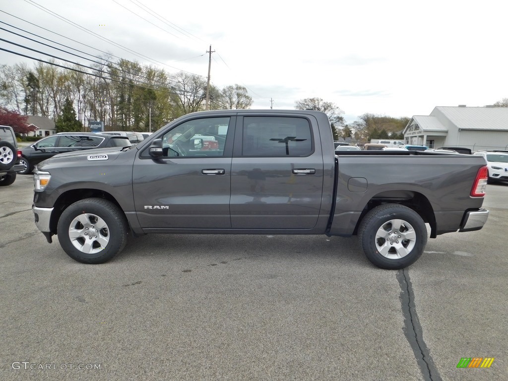 2020 1500 Big Horn Crew Cab 4x4 - Granite Crystal Metallic / Black/Diesel Gray photo #6