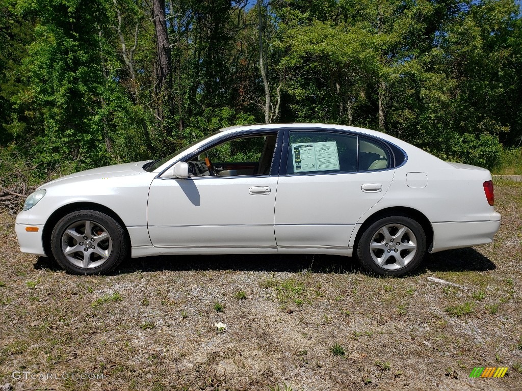 2001 GS 430 - Crystal White / Ivory photo #2