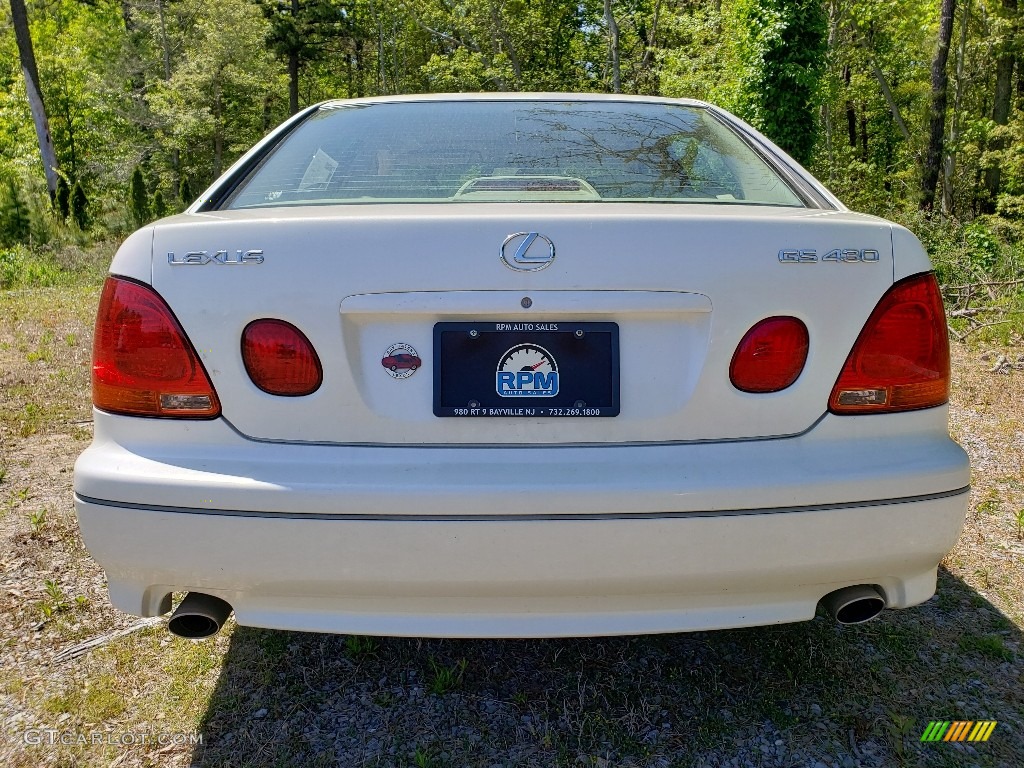 2001 GS 430 - Crystal White / Ivory photo #4