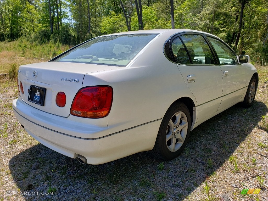 2001 GS 430 - Crystal White / Ivory photo #5