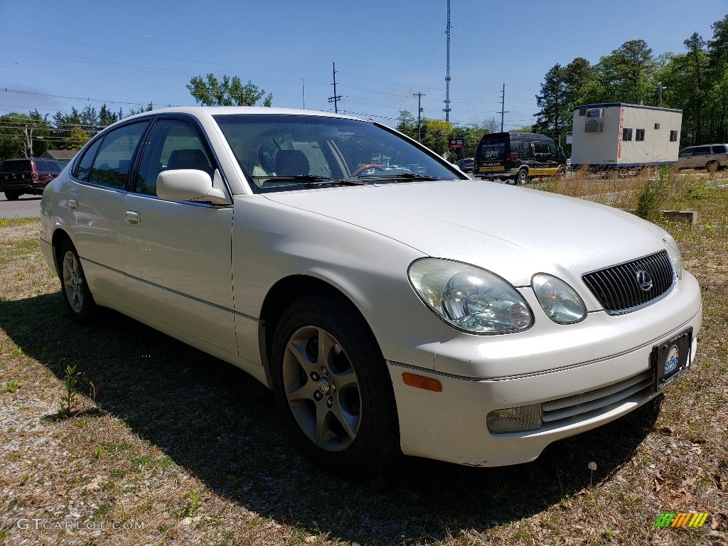 2001 GS 430 - Crystal White / Ivory photo #7