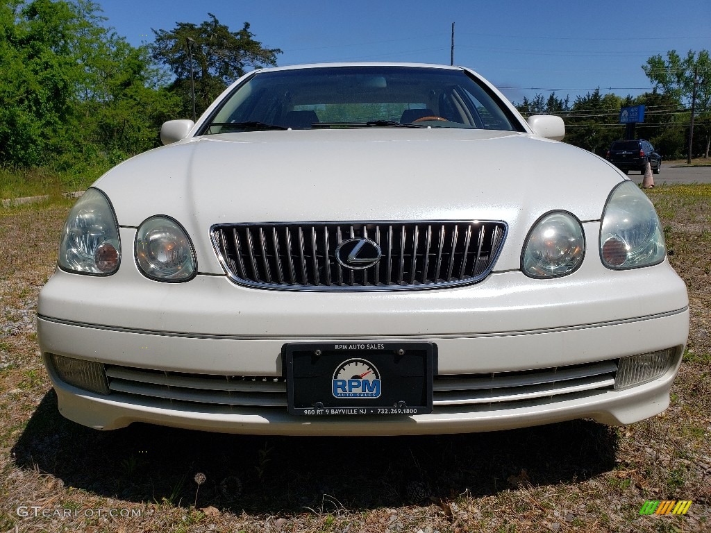 2001 GS 430 - Crystal White / Ivory photo #8