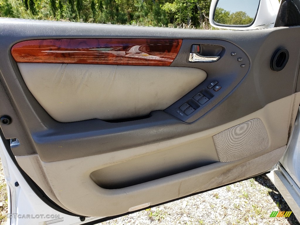 2001 GS 430 - Crystal White / Ivory photo #14
