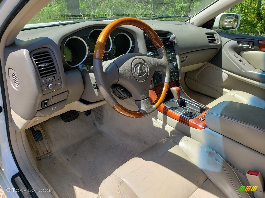 2001 GS 430 - Crystal White / Ivory photo #15