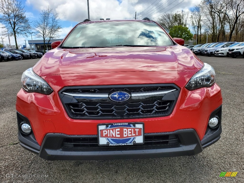 2020 Crosstrek 2.0 Premium - Pure Red / Black photo #3