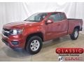 Red Rock Metallic 2016 Chevrolet Colorado WT Extended Cab