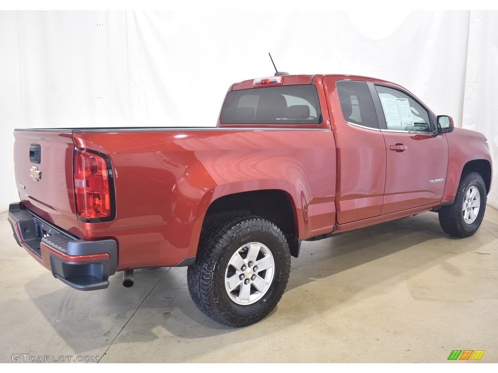 2016 Colorado WT Extended Cab - Red Rock Metallic / Jet Black/Dark Ash photo #2