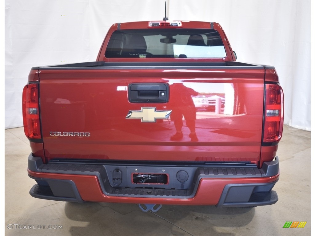 2016 Colorado WT Extended Cab - Red Rock Metallic / Jet Black/Dark Ash photo #3