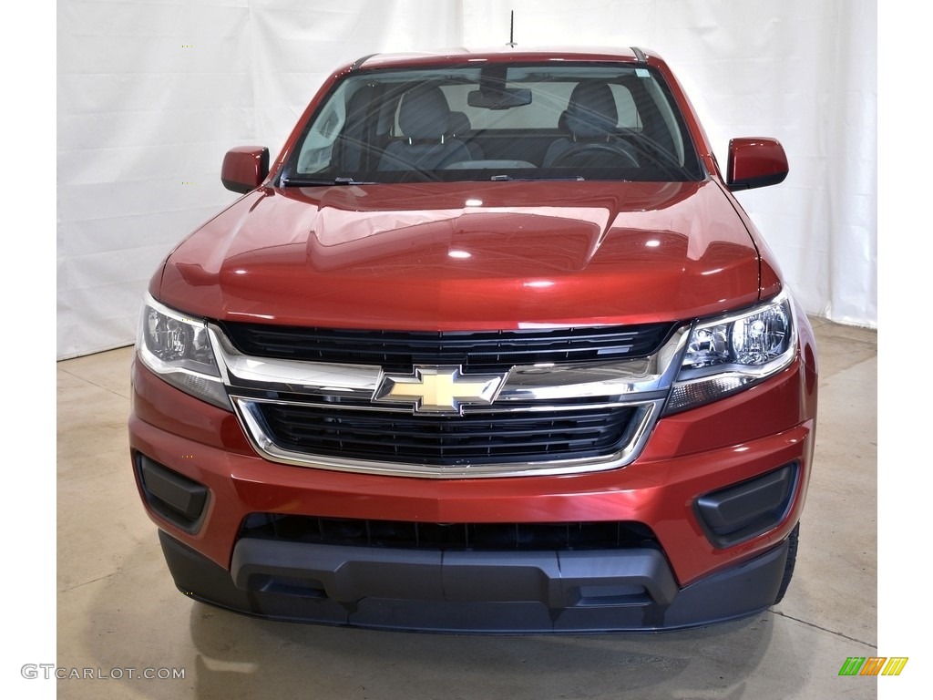 2016 Colorado WT Extended Cab - Red Rock Metallic / Jet Black/Dark Ash photo #4