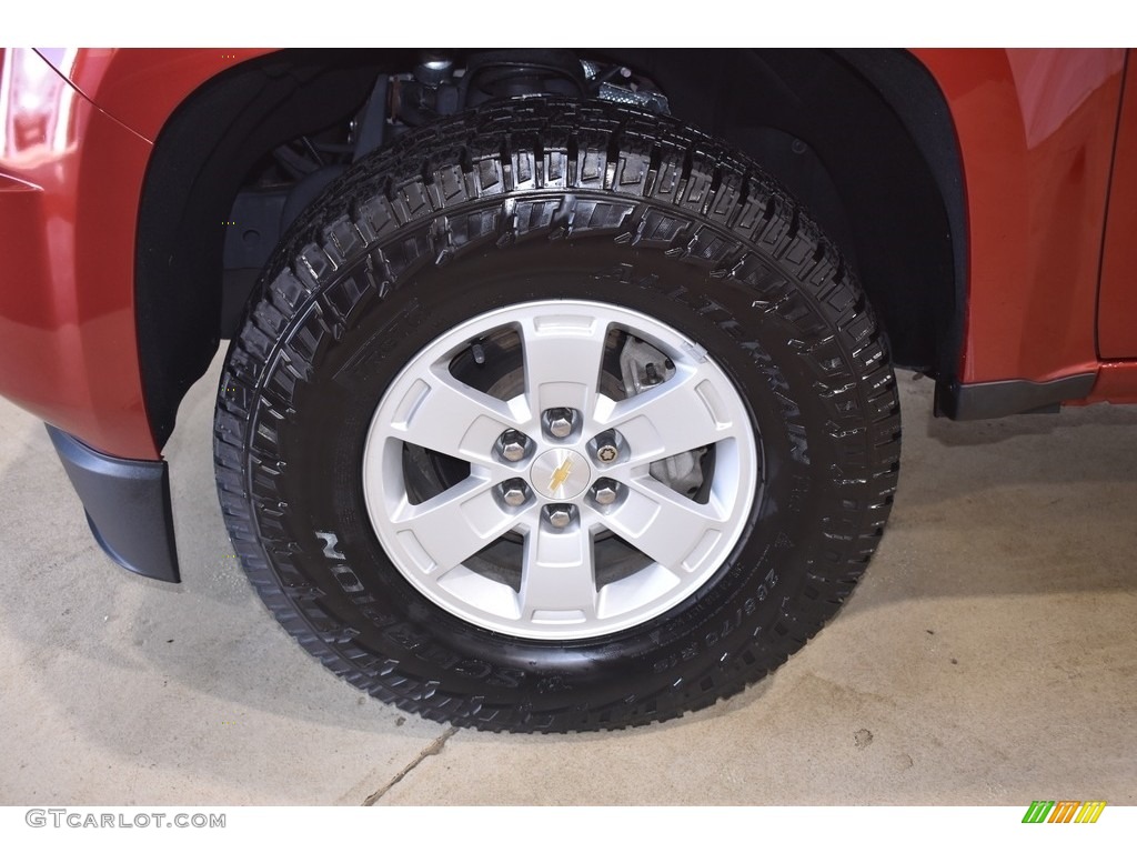 2016 Colorado WT Extended Cab - Red Rock Metallic / Jet Black/Dark Ash photo #5