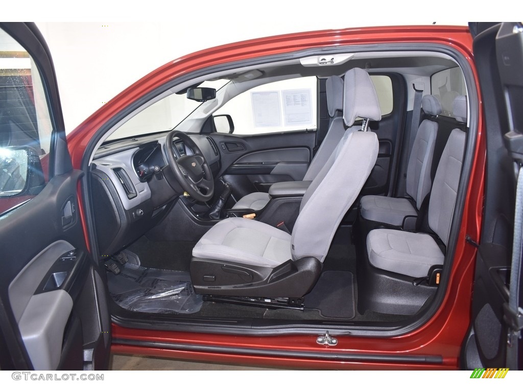 2016 Colorado WT Extended Cab - Red Rock Metallic / Jet Black/Dark Ash photo #7