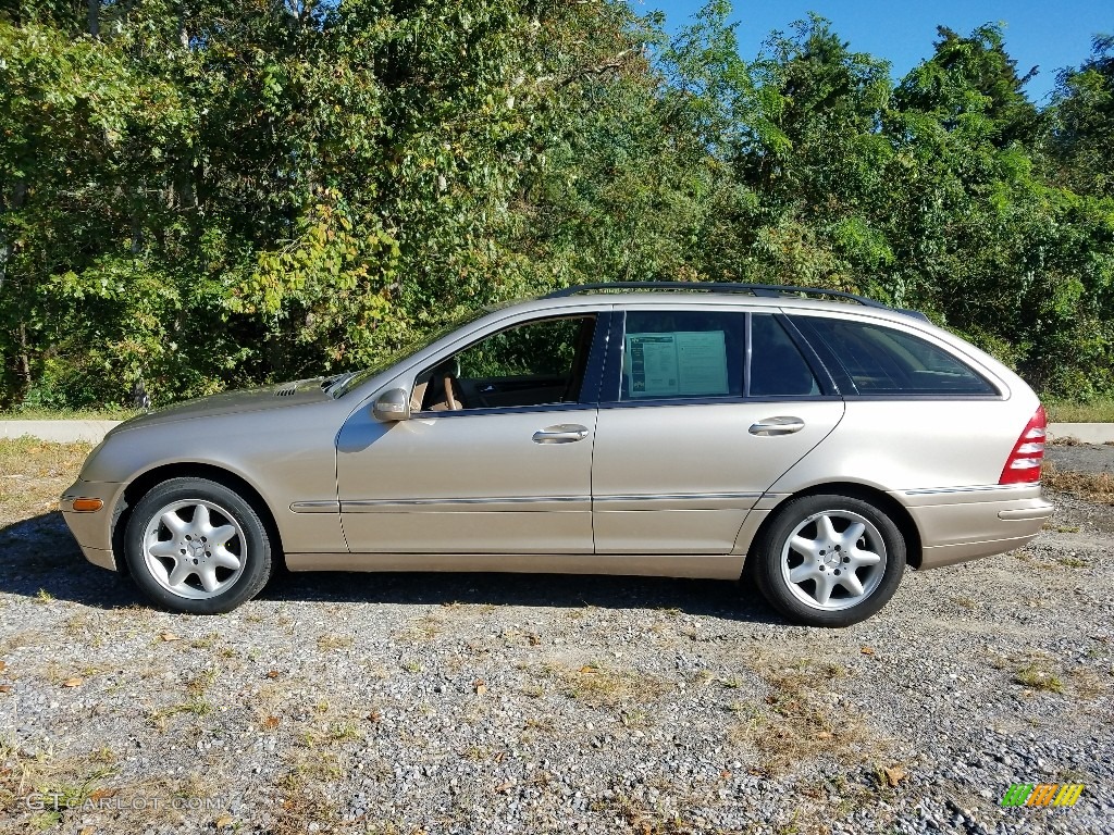 Desert Silver Metallic 2004 Mercedes-Benz C 240 Wagon Exterior Photo #138756423