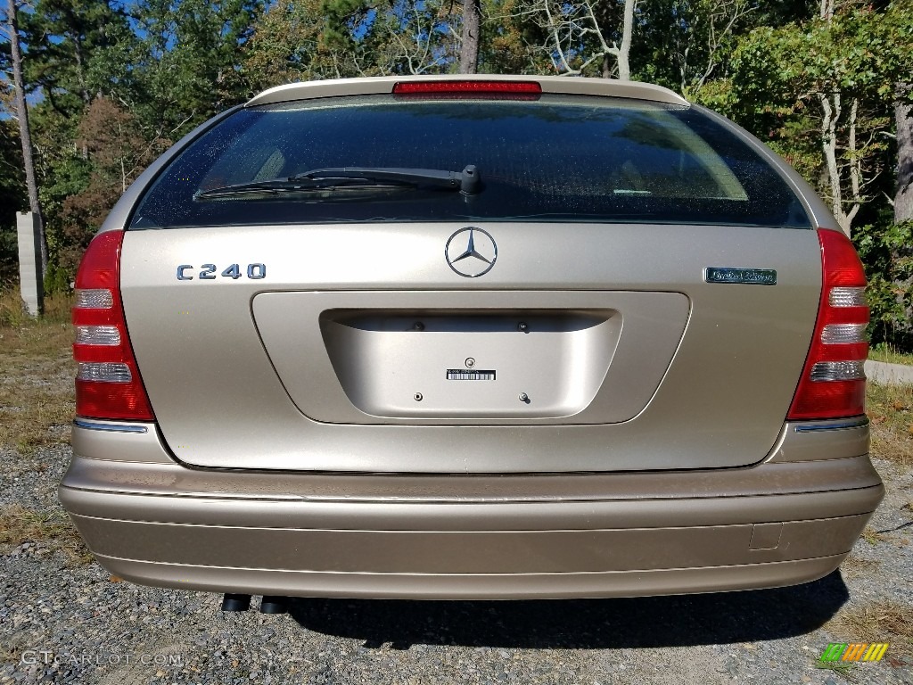 Desert Silver Metallic 2004 Mercedes-Benz C 240 Wagon Exterior Photo #138756459