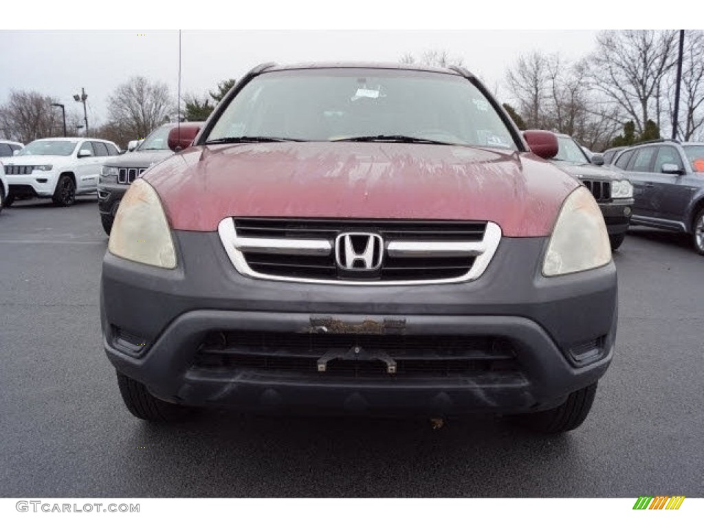 2003 CR-V EX 4WD - Chianti Red Pearl / Black photo #2