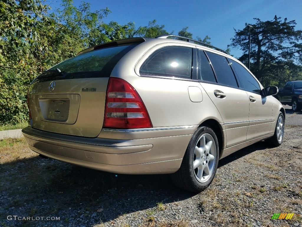 Desert Silver Metallic 2004 Mercedes-Benz C 240 Wagon Exterior Photo #138756477