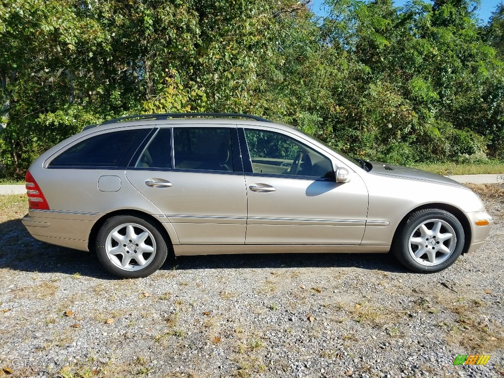Desert Silver Metallic 2004 Mercedes-Benz C 240 Wagon Exterior Photo #138756492