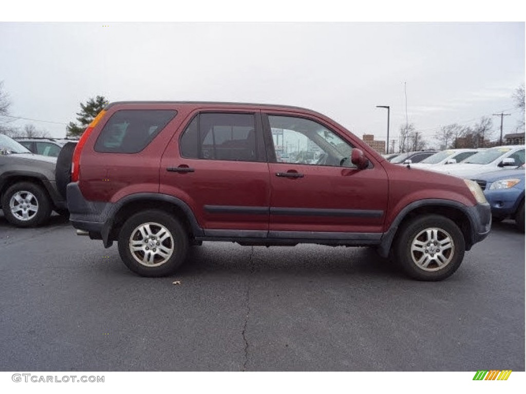 2003 CR-V EX 4WD - Chianti Red Pearl / Black photo #8